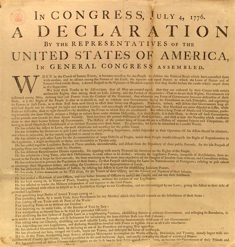 The American War of Independence (1775-1783) served as a harsh. . 10 reasons why the declaration of independence is important